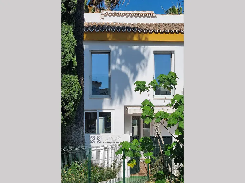 The back of the house after the renovation