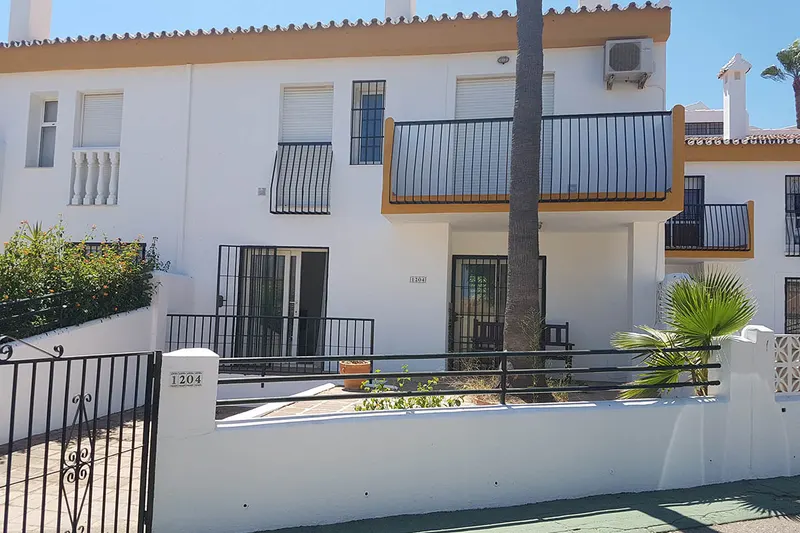 The front of the house before