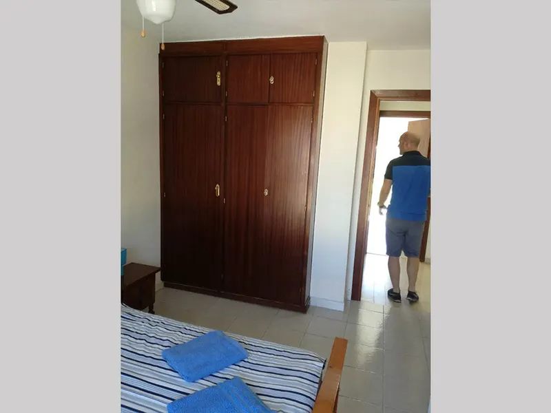 A bedroom before
