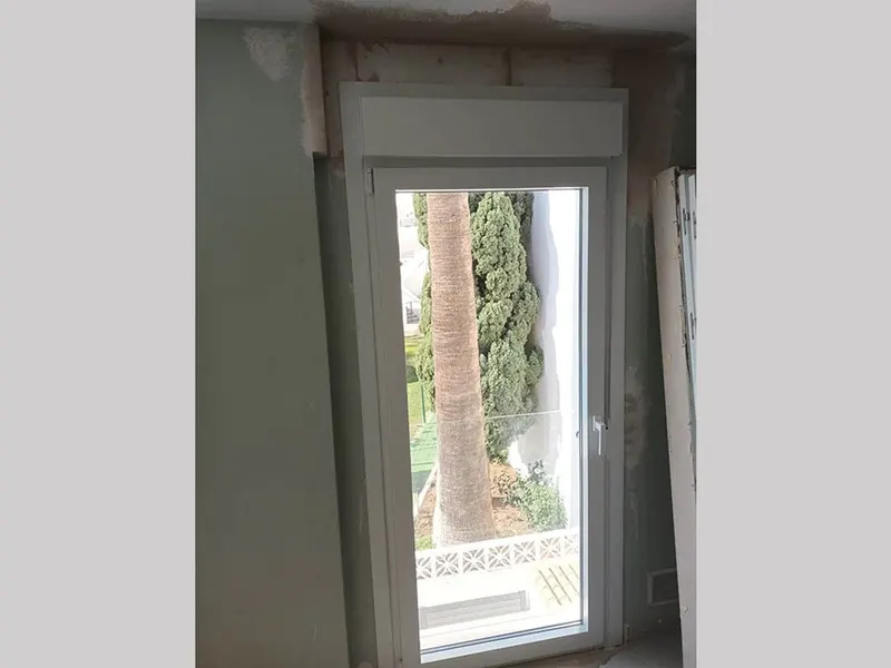 Bedroom during the renovation