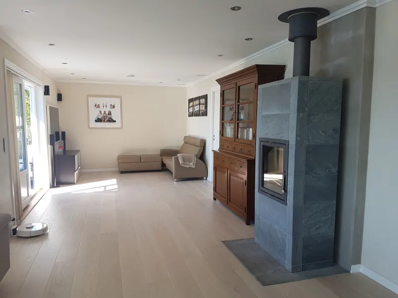 The living room before the renovation