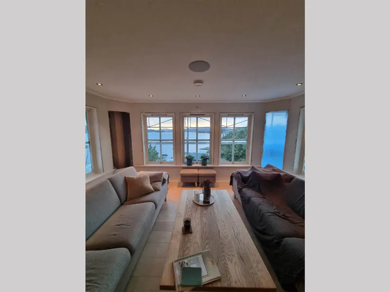 Removing the old living-room windows