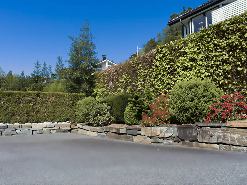 The upper garden