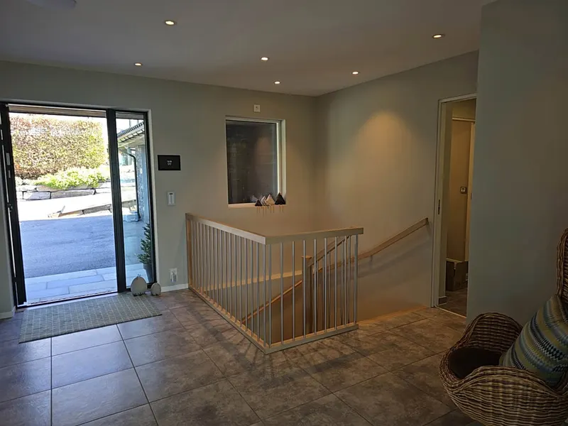 Stairs between the two floors