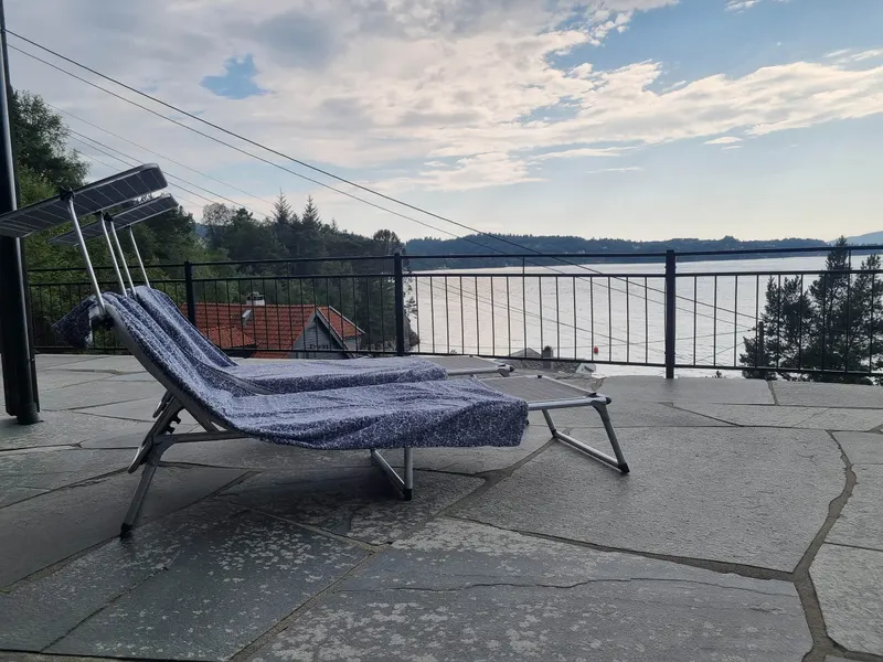 Sun lounger on the terrace